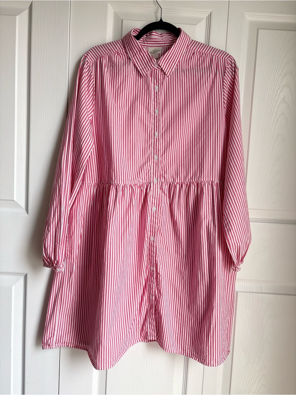 St. John's Bay Striped Summer Button-Front Shirt Summer Dress